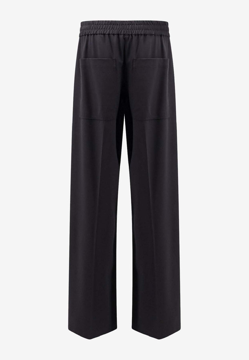 Brunello Cucinelli Logo Embroidered Track Pants Black MPW07P9002C101_Black_29843870