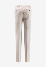 Brunello Cucinelli Washed Slim-Leg Pants White M252UI1770C6024_White_38415171