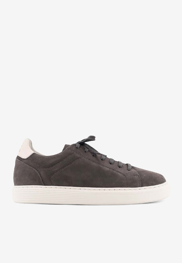 Brunello Cucinelli Low-Top Suede Sneakers Gray MZUDBTJ264CDL41_OneColor_38415179
