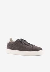Brunello Cucinelli Low-Top Suede Sneakers Gray MZUDBTJ264CDL41_OneColor_38415179