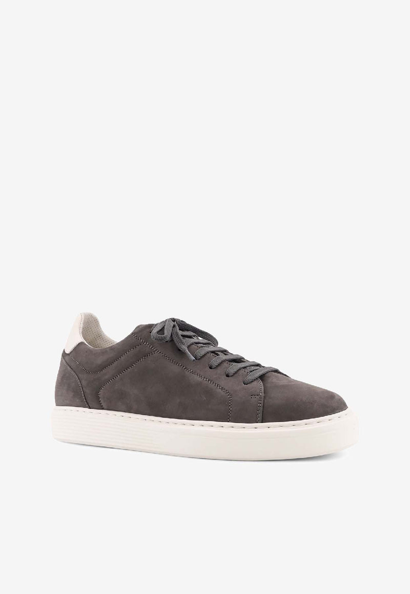 Brunello Cucinelli Low-Top Suede Sneakers Gray MZUDBTJ264CDL41_OneColor_38415179