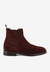 Brunello Cucinelli Suede Chelsea Boots Brown MZUPEAV715C4230_Brown_38415176