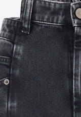 Maison Margiela Numeric Tag Wide-Leg Jeans Black S51LA0133S30496961_Medium Black Stone_29841920