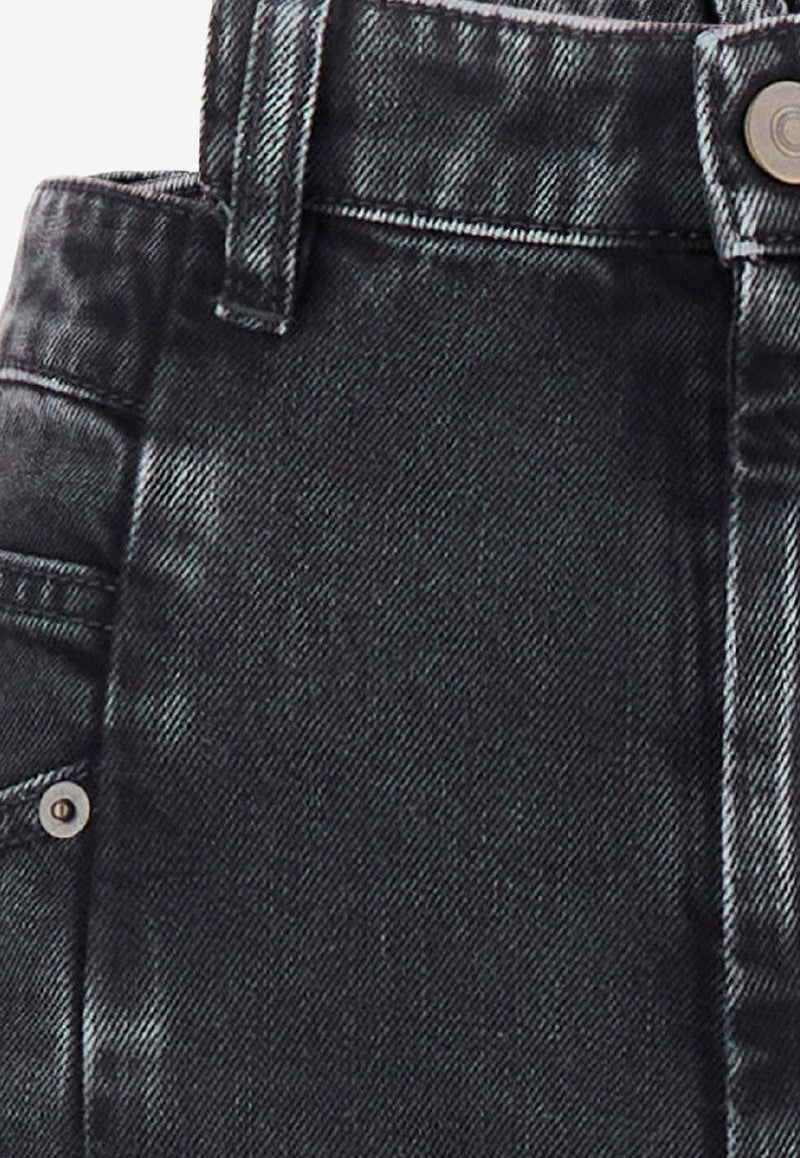 Maison Margiela Numeric Tag Wide-Leg Jeans Black S51LA0133S30496961_Medium Black Stone_29841920