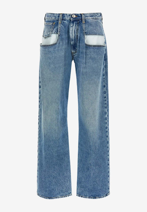 Maison Margiela Essential Straight-Leg Jeans Blue S51LA0052S30513470_Denim_29846123