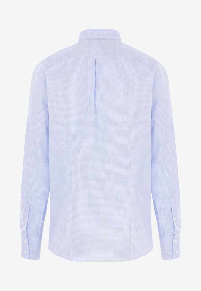 Brunello Cucinelli Long-Sleeved Buttoned Shirt Light Blue MY6461716C013_Clear Blue_38415183