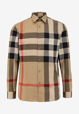 Burberry Summerton Long-Sleeved Check Shirt Beige 8071445A7028_Beige_40026300