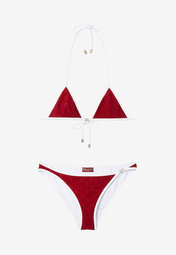 Gucci Terry Cloth Halterneck Bikini Red 835965XHAKP6320_Red_34276933