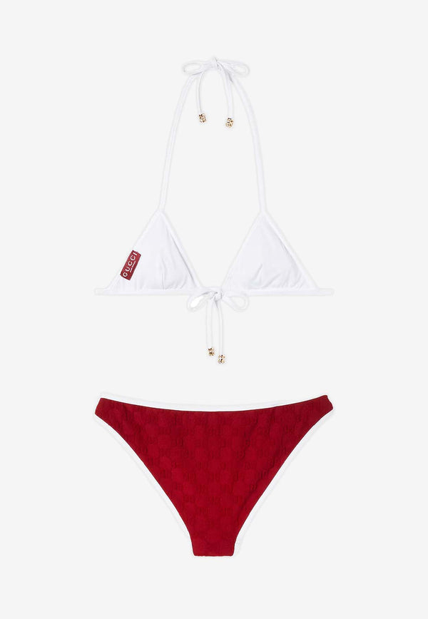 Gucci Terry Cloth Halterneck Bikini Red 835965XHAKP6320_Red_34276933