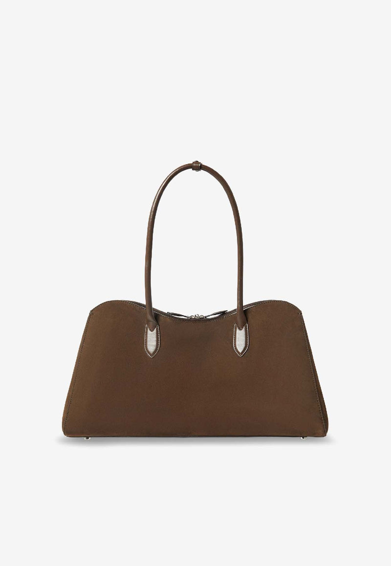 Stella McCartney Ryder Faux Suede Shoulder Bag  Brown 7B0176WP05542017_Brown_40005319