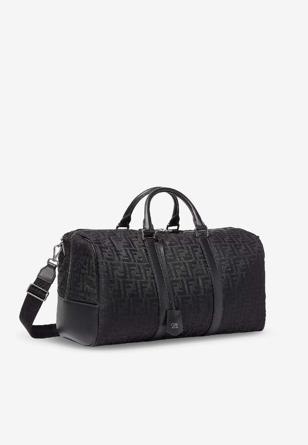 Fendi FF Jacquard Padded Suitcase Black 7VV161AW2NF05TR_NR+RUT.UBL.SAT_41974921