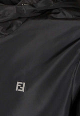 Fendi Logo Zip-Up Jacket Black FAA960AU94F0GME_Black_41974901