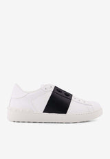 Valentino Open Leather Sneakers 8Y2S0830BLUA01_White_42176887