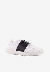 Valentino Open Leather Sneakers 8Y2S0830BLUA01_White_42176887