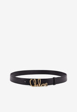Chloé Logo Icon Leather Belt Black CH26SBB15PR4001_Black_41114774