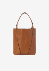 Chloé Small Spin Leather Shoulder Bag Brown CH25SS812N8426M_Clay Brown_41114776