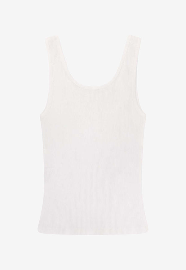 Chloé Logo Tank Top White CH25SJH12180101_White_41114815