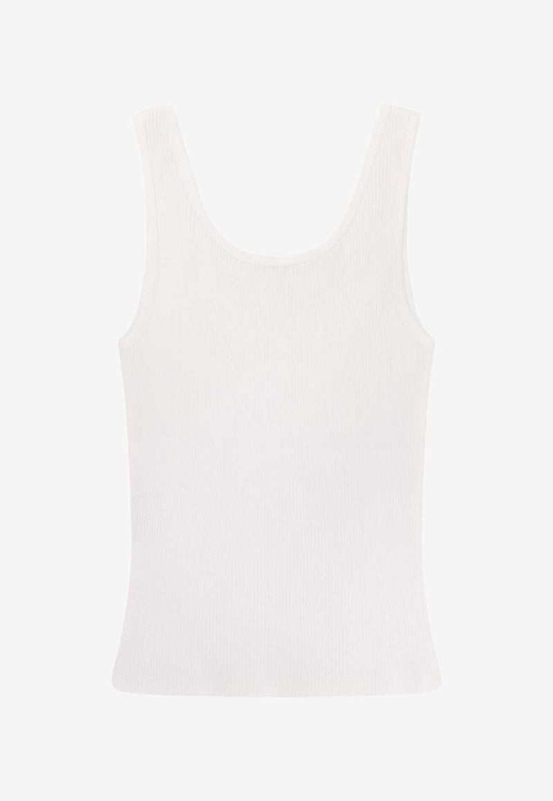 Chloé Logo Tank Top White CH25SJH12180101_White_41114815