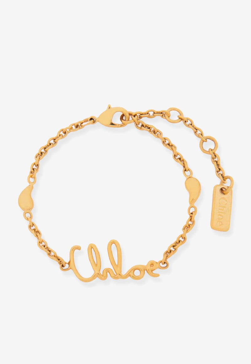 Chloé Iconic Logo Bracelet Gold CHC24AFB22CB79DC_Vintage Gold_41114784