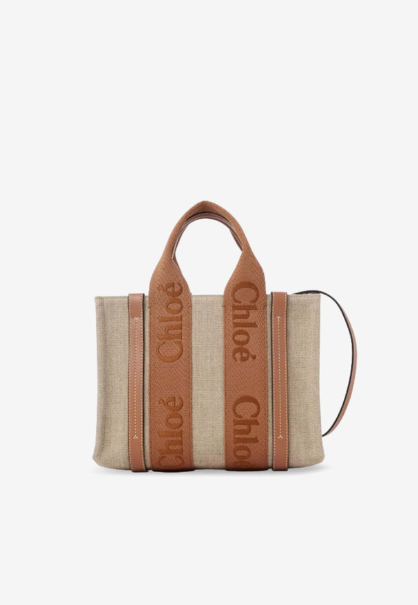 Chloé Small Woody Tote Bag Beige CHC23AS397L1725S_Dusty Tan_41114899