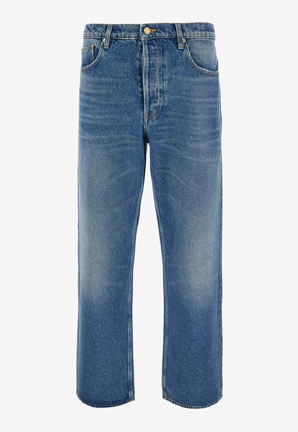 Golden Goose DB Skate Straight-Leg Jeans Blue GMP01636P00062150100_Blue_41114828