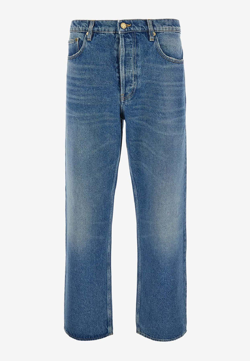 Golden Goose DB Skate Straight-Leg Jeans Blue GMP01636P00062150100_Blue_41114828