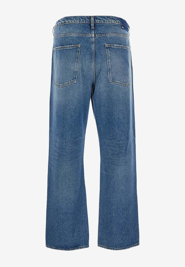 Golden Goose DB Skate Straight-Leg Jeans Blue GMP01636P00062150100_Blue_41114828