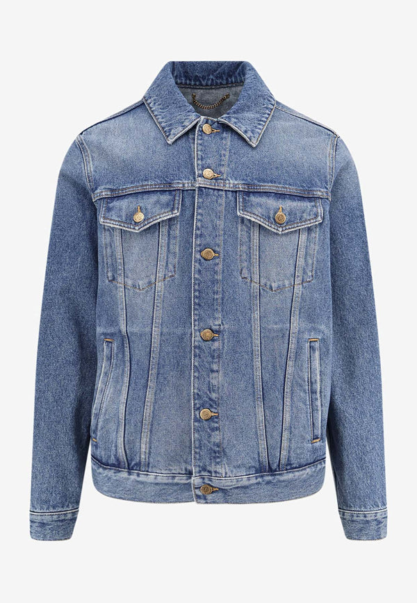 Golden Goose DB Stonewashed Denim Jacket Blue GMP00284P00062150100_Blue_38331988