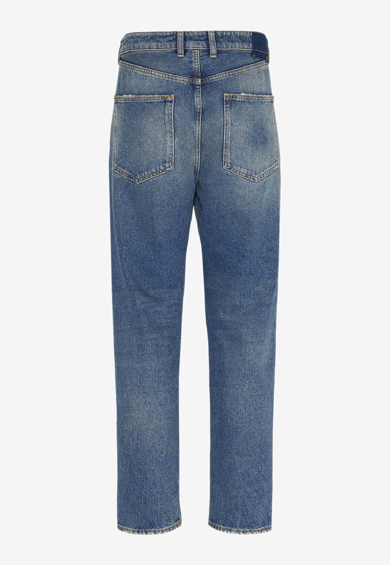 Golden Goose DB Essential Straight-Leg Jeans Blue GMP00596P00062150100_Blue_38331519