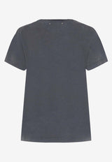 Golden Goose DB Distressed Logo T-shirt Gray GWP01220P00067160318_Grey_38330927