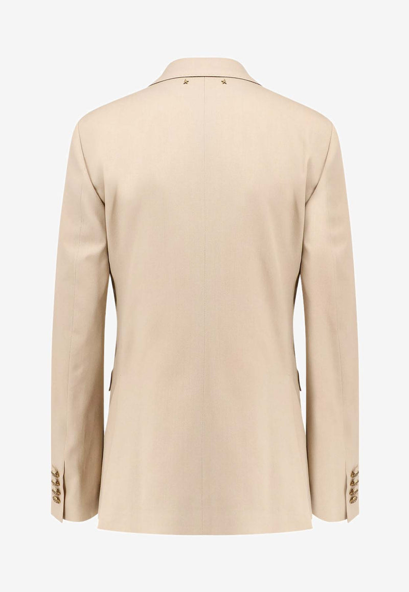 Golden Goose DB Double-Breasted Wool Blazer Beige GWP00829P00126715272_SAND_41114825