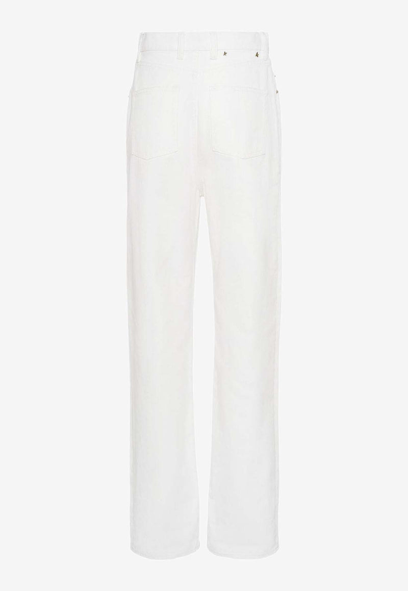 Golden Goose DB Essential Straight-Leg Jeans White GWP00844P00098010190_OFFWHITE_38332511