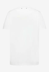 Golden Goose DB Rhinestones-Trimmed T-shirt White GWP01220P00067310363_VINTAGE WHITE_38331917