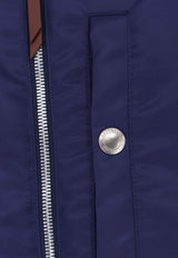 Brunello Cucinelli Nylon Zip-Up Vest Blue MZ4316565CIL51_ROYALE GEYSER_40000245