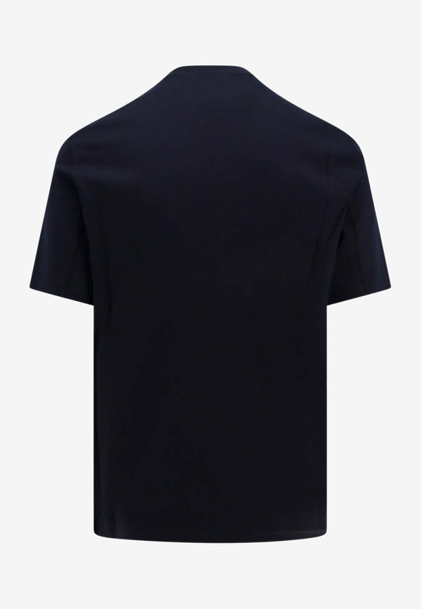 Brunello Cucinelli Basic Crewneck T-shirt Blue M0B131308C4425_Blue_40000206