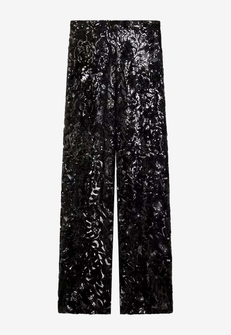 Golden Goose DB Onia Tulle Sequined Pants Black GWP02475P00232090100_Black_41114780