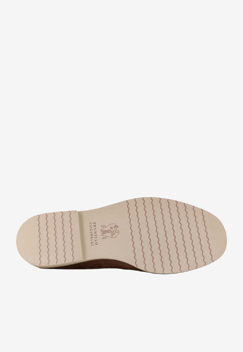 Brunello Cucinelli Suede Penny Loafers Brown MZUPAIX653C4298_KOALA_40000247