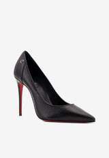 Christian Louboutin Sporty Kate 100 Leather Pumps Black 1250032B439_BLACK/LIN BLACK_29849878