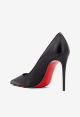 Christian Louboutin Sporty Kate 100 Leather Pumps Black 1250032B439_BLACK/LIN BLACK_29849878