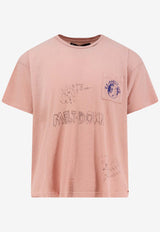 Paly Logo-Printed Crewneck T-shirt 2U005Q3009PNKPINK_Pink_30009306