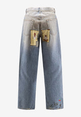 Paly Washed Straight-Leg Jeans 5U003Q3009LDMBLUE LIGHT WASH_Denim_30008642