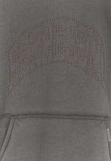 Represent Logo-Printed Hooded Sweatshirt MLM10043704_STAINED BLACK_41114694