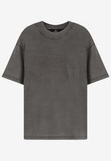 Represent Logo-Printed Crewneck T-shirt MLM10018004_STAINED BLACK_41114693