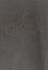 Represent Logo-Printed Crewneck T-shirt MLM10018004_STAINED BLACK_41114693