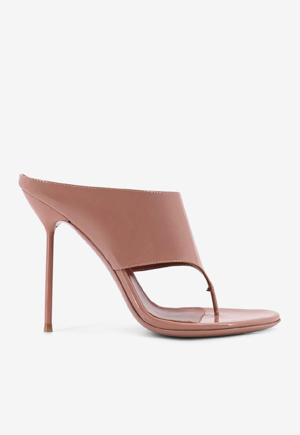 Paris Texas Lidia 105 Thong Leather Sandals Beige PX1824XVN01ROSE_DARK PHARD_42176866