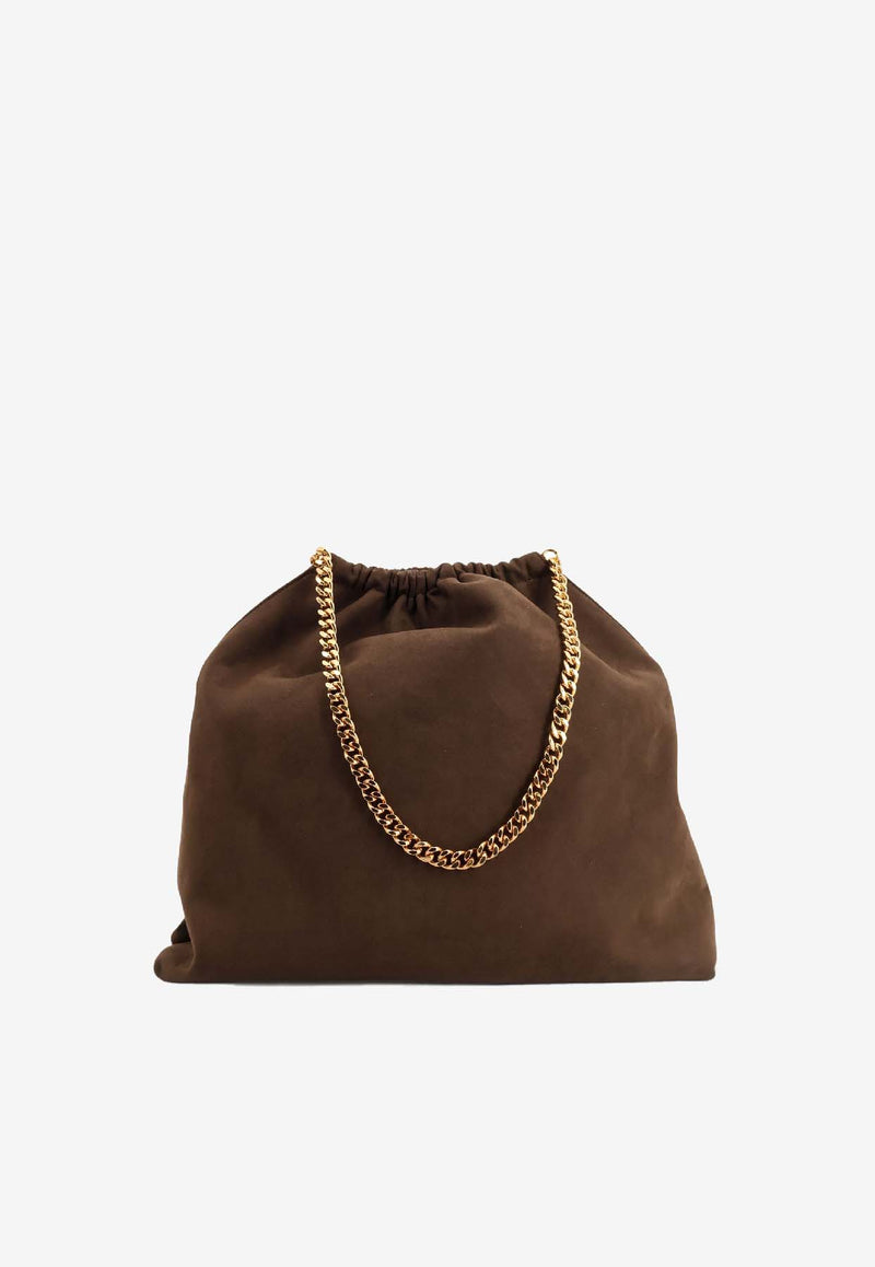 Stella McCartney Medium Falabella Faux Suede Shoulder Bag Brown 7B0180WP05432017_Brown_40022383