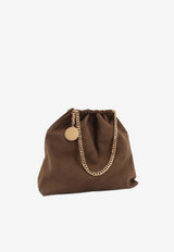 Stella McCartney Medium Falabella Faux Suede Shoulder Bag Brown 7B0180WP05432017_Brown_40022383