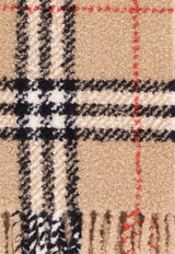 Burberry Checked Fringed Scarf Beige 8118013B9719_SAND_40017643