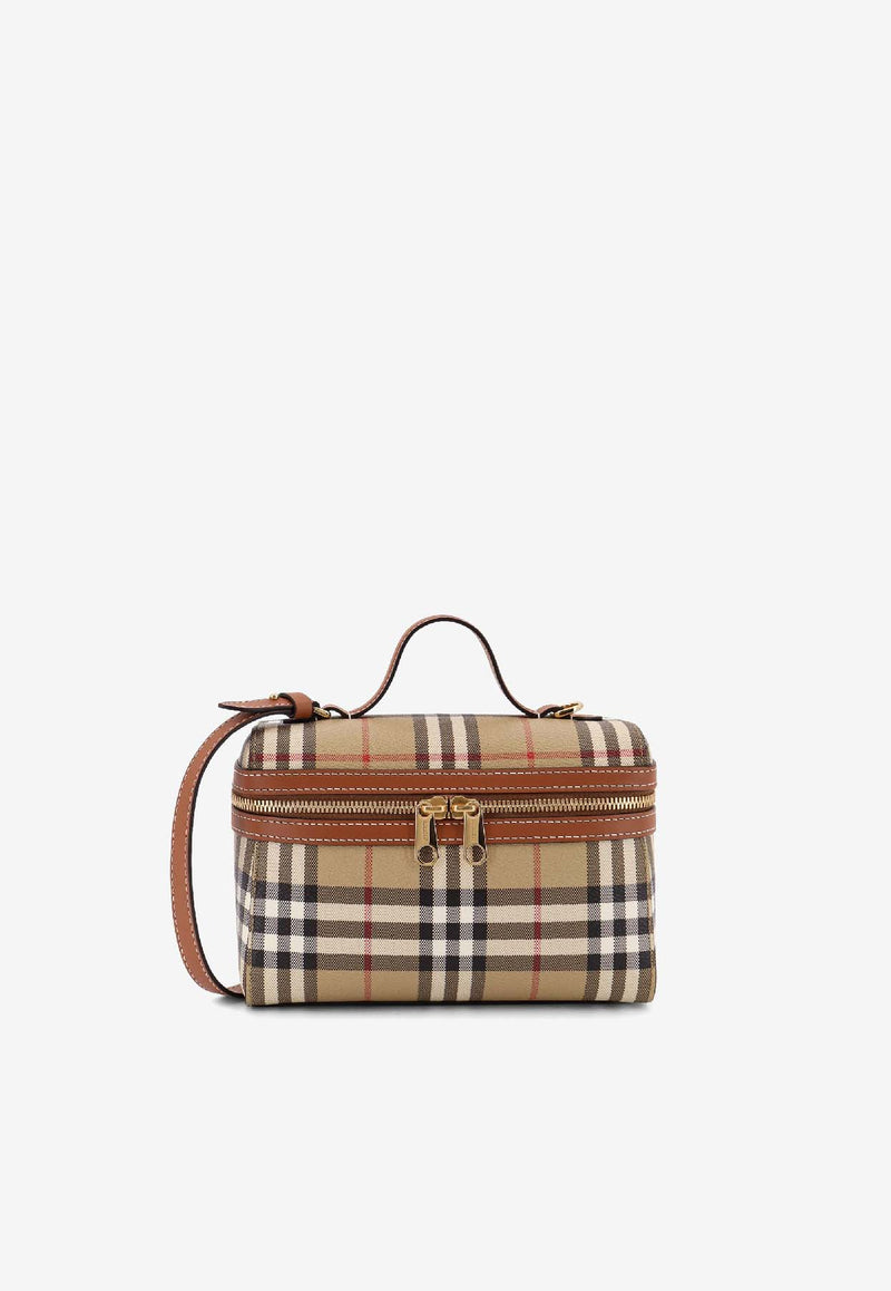 Burberry Checked Vanity Bag Beige 8120525A9534_Vntg chk bri ar brown_40017485