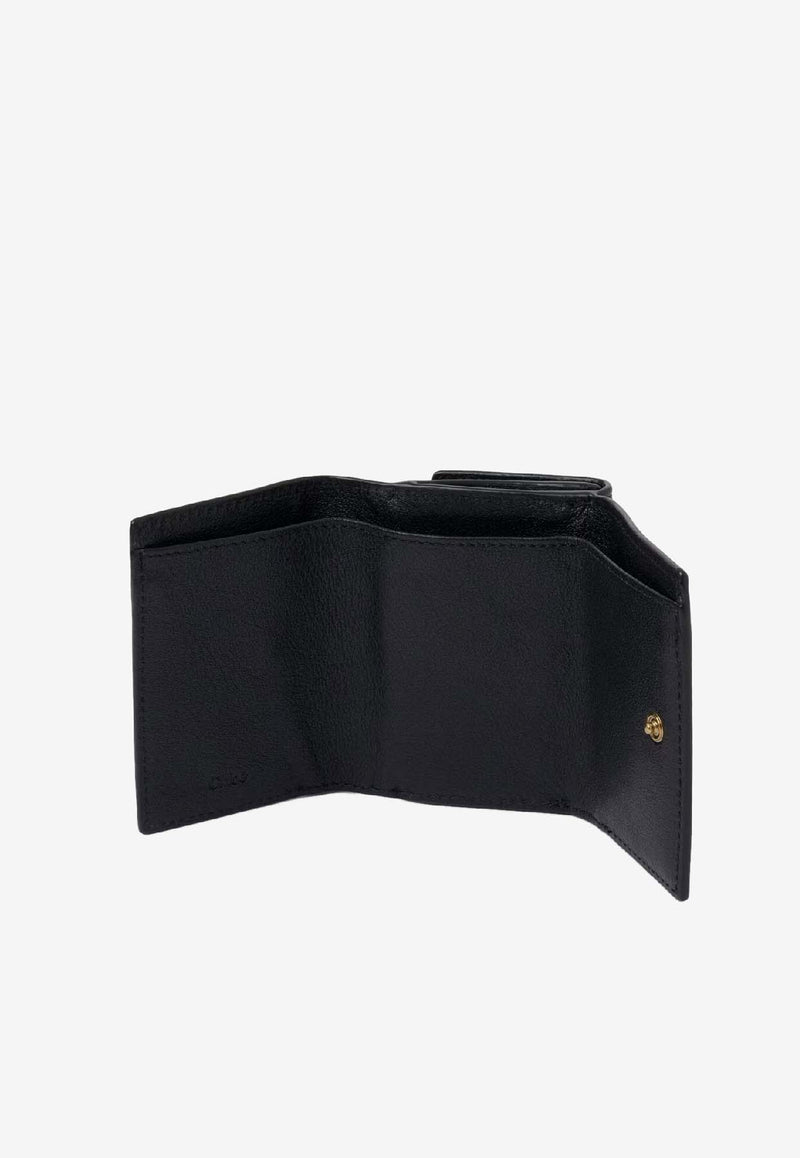 Chloé Mini Paddington Tri-Fold Wallet Black CH26SP914O37001_Black_41114668